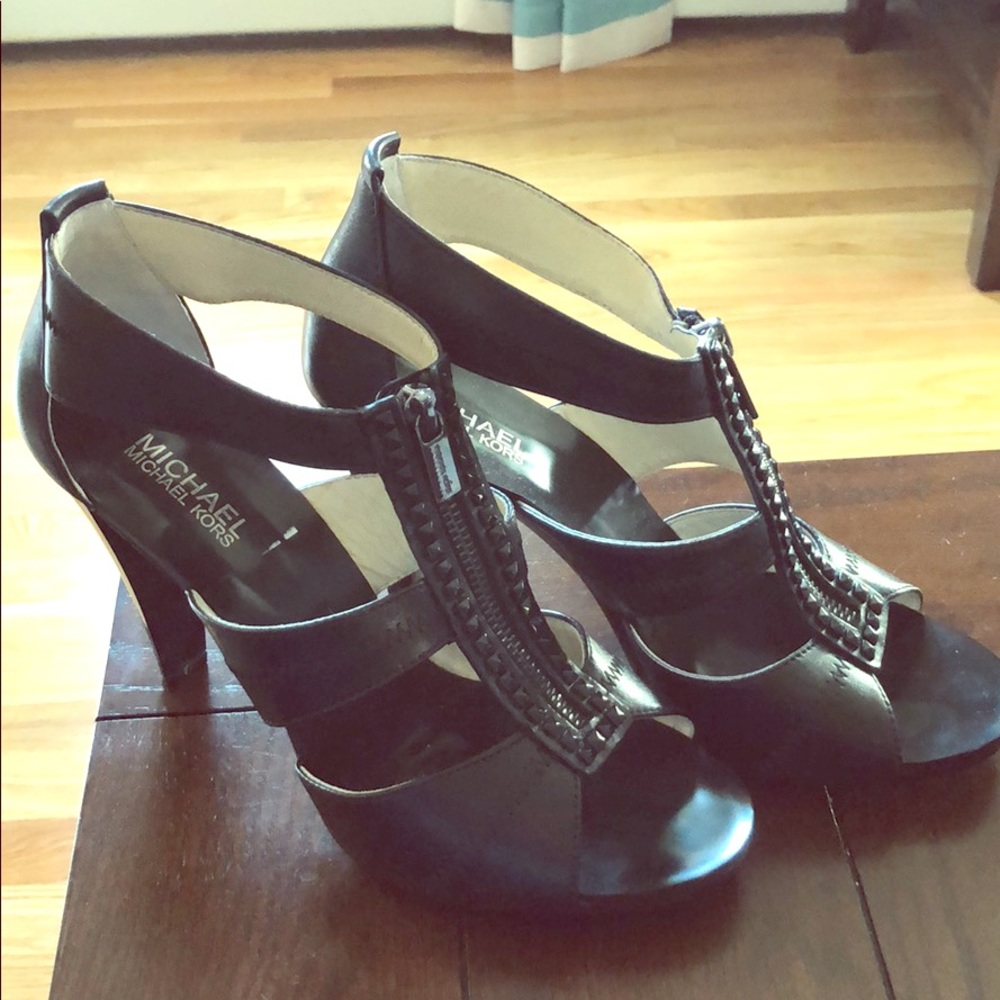 Michael Kors Leather Berkeley Sandal